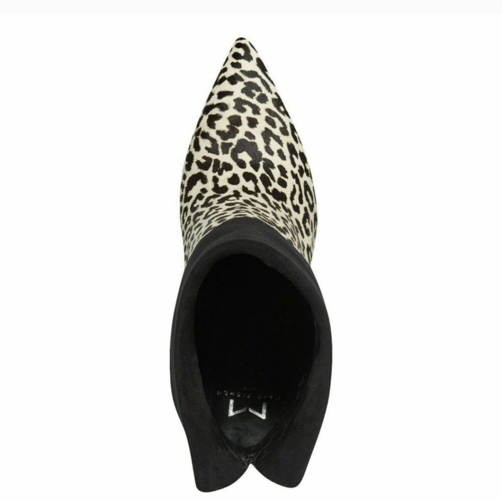 Marc Fisher Fifily Calf Hair Booties - Picture 7 of 8